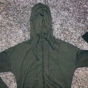Lucy Zip Up Scuba Hoodie